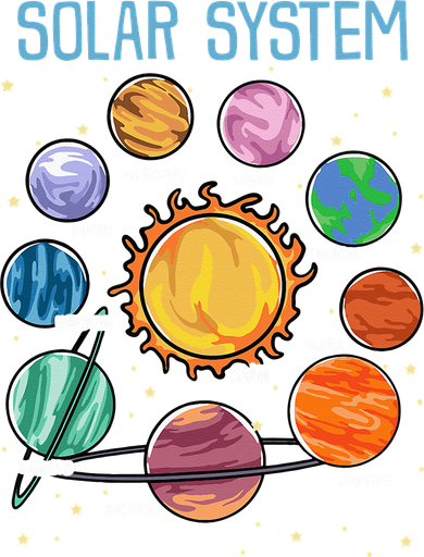 Solar System Planets Science Space STEM Kids Pajama Set
