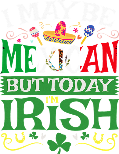 St Saint Patrick's Day Mexican Latino Beer Shamrock Doggie Tank