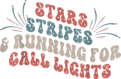 Stars Stripes Running For Call Lights CNA Nurse 4th Of July Hooded Wearable Blanket