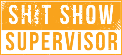 Shit Show Supervisor Funny Vintage Coaster