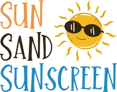 Sun Sand Sunscreen Kids Sweatshirt