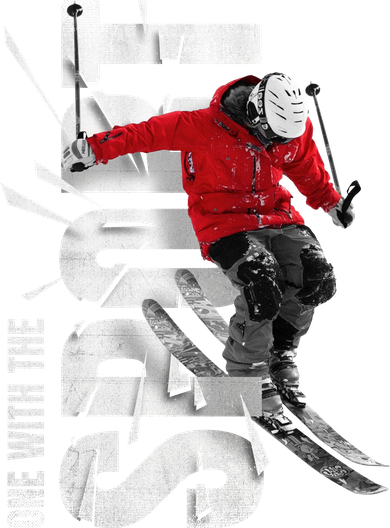 Snow Skiing Toddler Hoodie