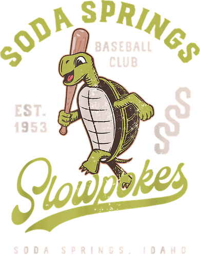 Soda Springs Slowpokes Retro Minor League Baseball Team Doggie Tank