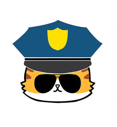 Super State Trooper Funny Cat Not So Funny Meow Is It Coaster