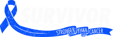 Survivor Stronger Than Cancer Colon Cancer Awareness Gift Polo