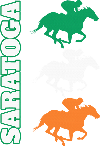 Saratoga Springs Upstate New York Horse Racing Hat