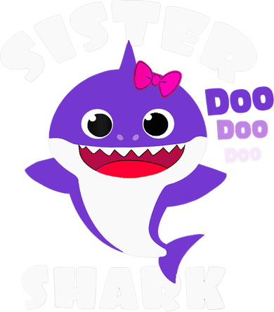 Sister Shark Vintage Retro Pajamas Funny Shark Lover Family Women's Tank Top