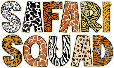 Safari Squad Wild Animals Lover Kids T-Shirt