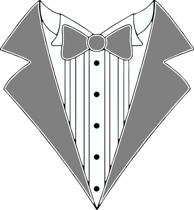 Silver Tuxedo Wedding Tux Tumbler