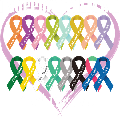 I Support Them All Find A Cure Cancer Awareness Kids Sweatshirt