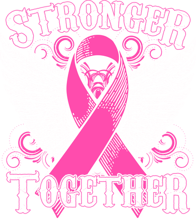 Stronger Together Support Breast Cancer Awareness  Tote Bag