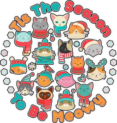 Is The Season To Be Meowy Mousepad