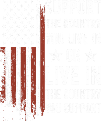 Support The Country You Live In The Country You Support Usa Kids T-Shirt