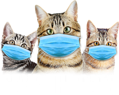 Save The Cats Face Mask Pandemic Kids T-Shirt