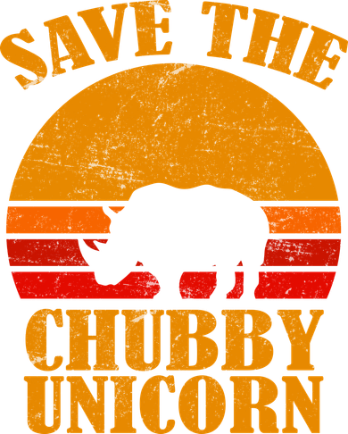 Save The Chubby Unicorn Distressed Sun Kids Long Sleeve Shirt