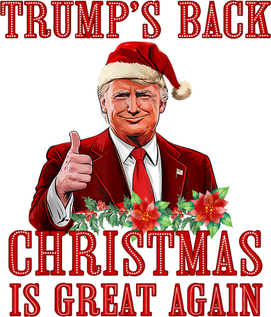 Santa Trump Dance Make Christmas Great Again Ugly Sweater Women's T-Shirt