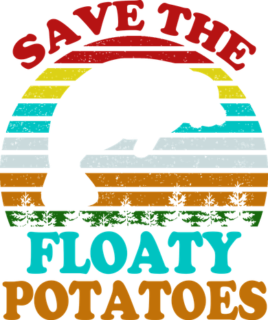 Save The Floaty Potatoes Kids Long Sleeve Shirt