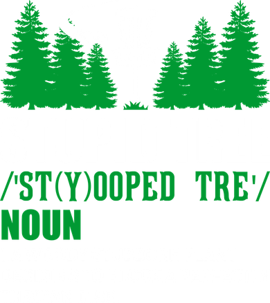 Stupid Tree Funny Disk Golf Definition Golfing Kids Long Sleeve Shirt
