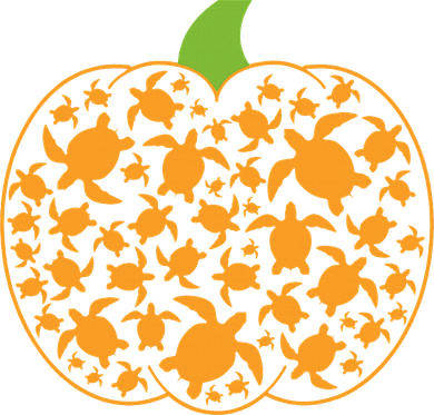 Sea Turtle Halloween Costume Spooky Ocean Theme Coaster