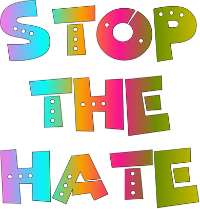Stop The Hate Great Gift Kids Hoodie
