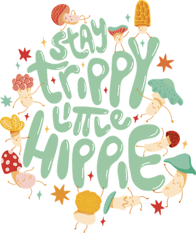 Stay Trippy Little Hippie Kids Sweatshirt