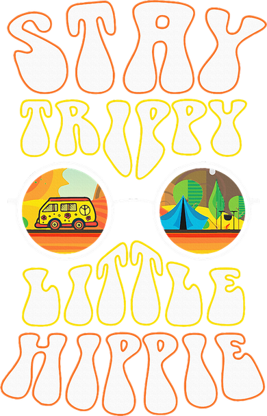 Stay Trippy Little Hippie Hippies Vintage Retro Hippy Gift Toddler T-Shirt