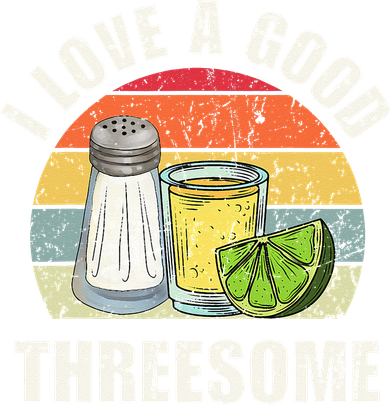 Salt Tequila Lime Love A Good Threesome Humor Bartender Women's Sweatshirt