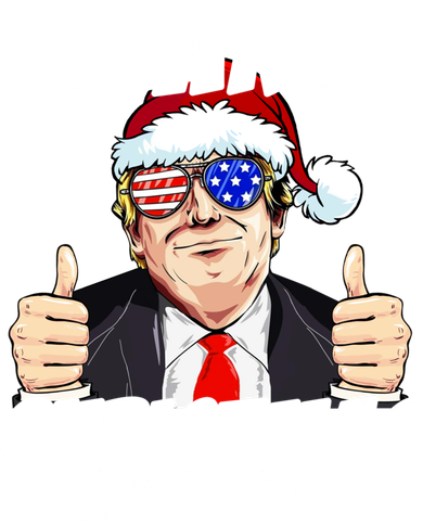 Santa Trump Make Christmas Great Again Family Matching Gift Women's T-Shirt