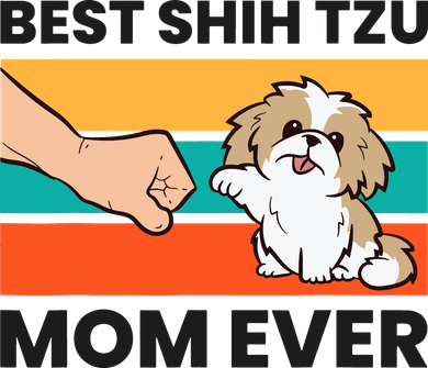 Shih Tzu Mama Best Shih Tzu Mom Ever Kids Sweatshirt