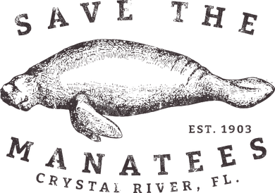 Save The Manatee Crystal River Fl Vinatage Sea Cow Baby Bodysuit