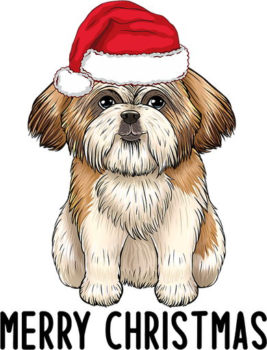 Shih Tzu Mom Merry Christmas Shih Tzu Christmas Bucket Hat