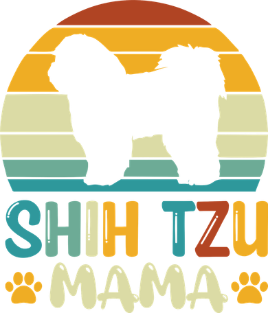 Shih Tzu Mama Kids T-Shirt