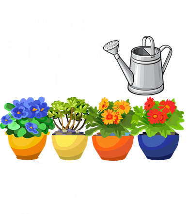 Sometimes I Wet My Plants Gardening Kids T-Shirt