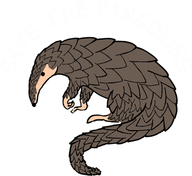 Save The Pangolins Gift Wildlife Conservation Gift Toddler T-Shirt