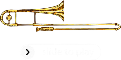 Slide To Play Funny Trombone Women's Sweatshirt