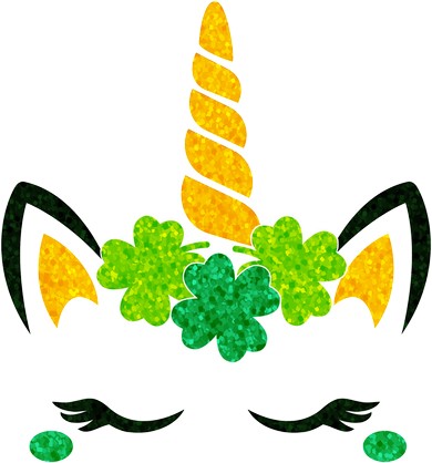 St Patrick's Day Lucky Unicorn Kids Sweatshirt