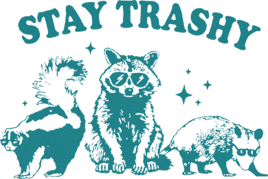 Stay Trashy Raccoon Opossum Skunk Gift Kids T-Shirt