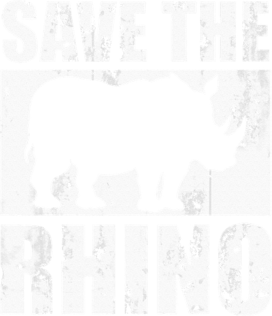 Save The Rhino Button