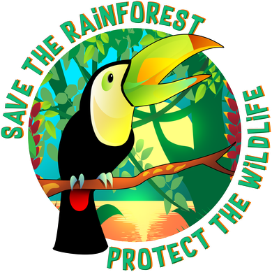 Save the Rainforest -  Protect the Wildlife Doggie Tank