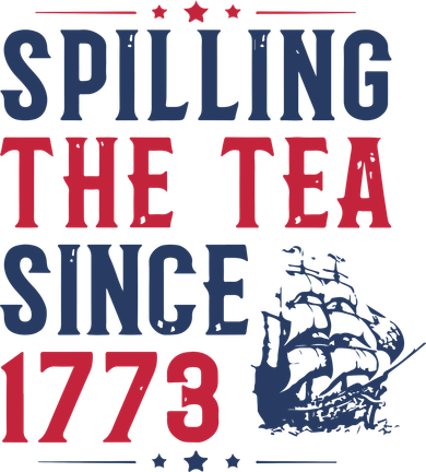Spilling The Tea Since 1773 History Teacher Gift Funny History Teacher Kids Hoodie