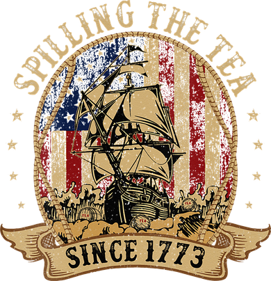 Spilling The Tea Since 1773 American History Teacher Vintage Kids Hoodie