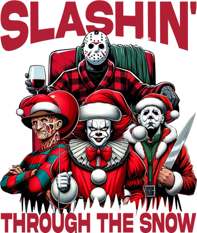 Slasin Through The Snow Series Xmas Horror Christmas Merry Creep Coffee Mug
