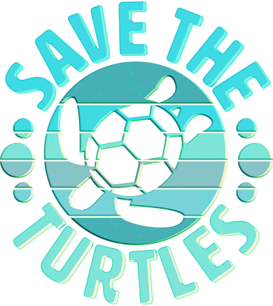 Vintage Save The Turtles Button
