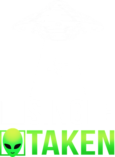 Single Or Taken Alien Valentines Day Visor