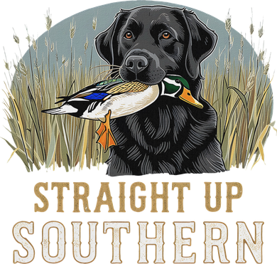 Straight Up Dog Hunting Duck Southern Hunting Golf Towel