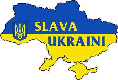Slava Ukraini Glory To Ukraine Support Ukrainian Flag Hooded Wearable Blanket