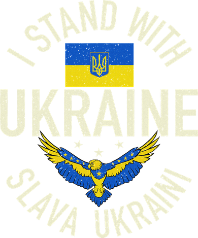 Support Ukraine I Stand With Ukraine Ukrainian Flag Patriot Coaster