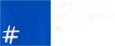 Stand Up To Jewish Hate Blue Square Support Israel Women's T-Shirt
