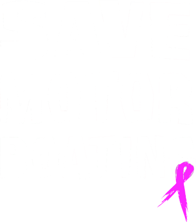 Save Motor Boating Breast Cancer Women's T-Shirt