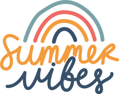 Summer Vibes Rainbow Cute Women's Sweatshirt